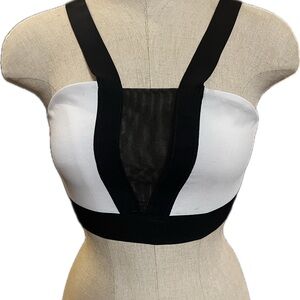 Aeropostale Black and White Sports Bra